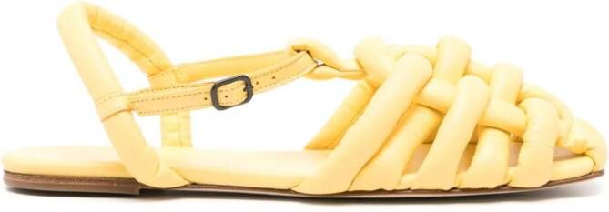 Hereu Cabersa leather sandals Yellow
