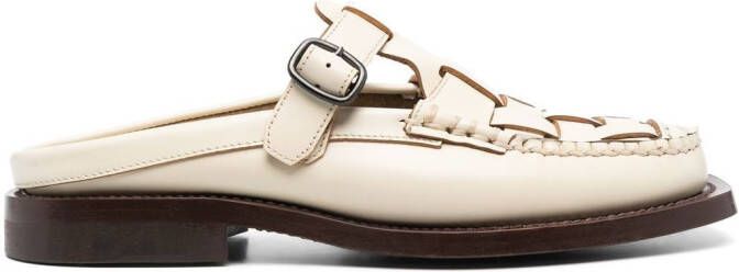 Hereu interwoven leather fisherman's loafers Neutrals