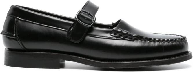 Hereu Mary Jane 30mm leather loafers Black