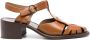 Hereu Pesca 60mm leather sandals Brown - Thumbnail 1