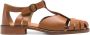 Hereu Pesca leather sandals Brown - Thumbnail 1