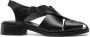 Hereu Raima asymmetric leather sandals Black - Thumbnail 1