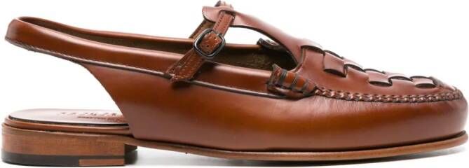 Hereu Roqueta leather loafers Brown