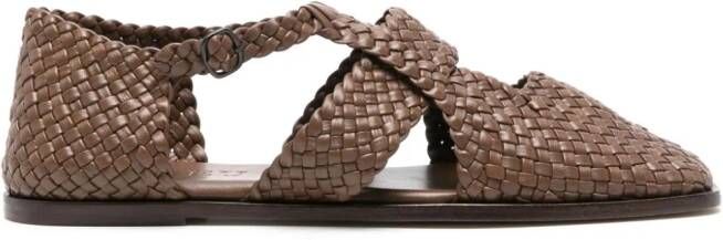 Hereu Serra leather sandals Brown
