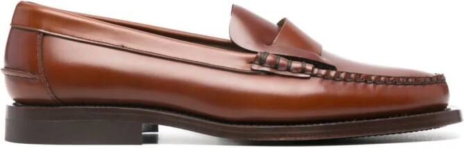 Hereu Sineu leather loafers Brown