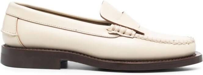 Hereu Sineu panelled leather loafers Neutrals