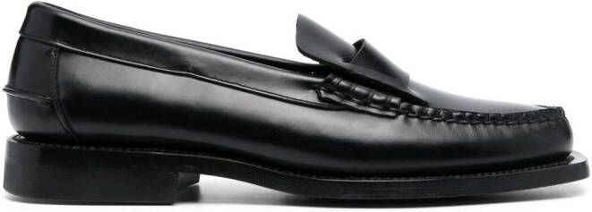 Hereu slip-on leather loafers Black