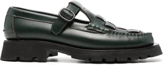 Hereu Soller Sport leather loafers Green