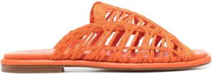 Hereu woven open-toe sandals Orange