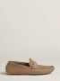 Hermès Pre-Owned Idylle suede driving shoes Neutrals - Thumbnail 1