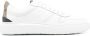 Herno monogram-heel leather sneakers White - Thumbnail 1