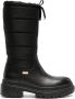 Herno quilted-ankle leather boot Black - Thumbnail 1