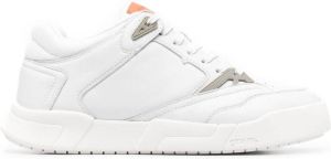 Heron Preston leather low-top sneakers White