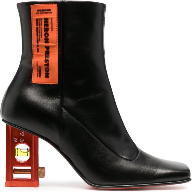 Heron Preston level-heel ankle boots Black