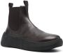 Hevo Via Casarano leather ankle boots Brown - Thumbnail 1
