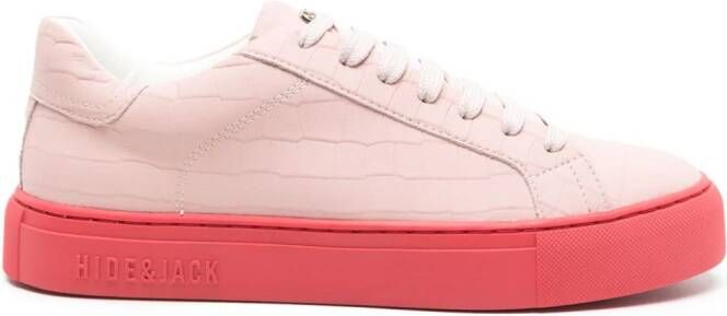 Hide&Jack Essence Croco sneakers Pink