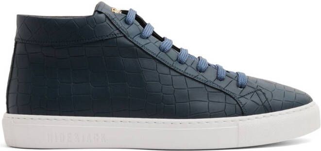 Hide&Jack Essence high-top leather sneakers Blue