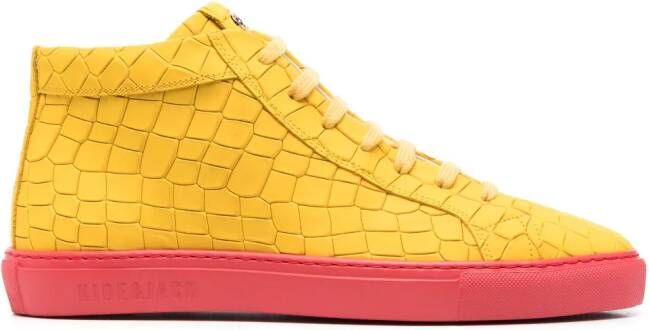 Hide&Jack Essence high-top sneakers Yellow