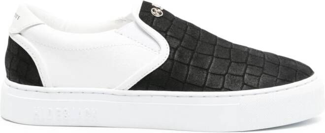 Hide&Jack Fuji Croco sneakers Black