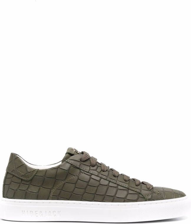 Hide&Jack Essence Croco sneakers Green