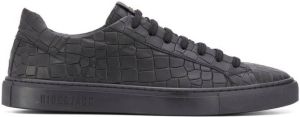 Hide&Jack crocodile low-top sneakers Black