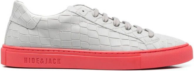 Hide&Jack Essence Croco sneakers Grey