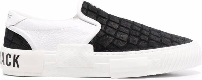 Hide&Jack Fuji Croco sneakers Black