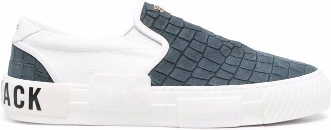 Hide&Jack Fuji Croco sneakers Blue