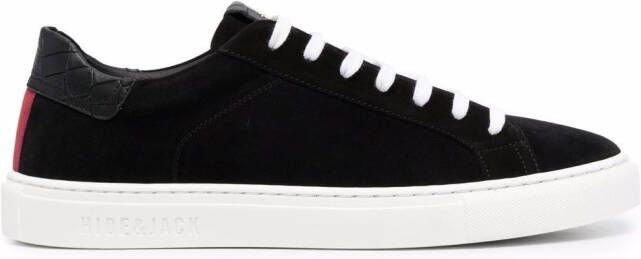 Hide&Jack panelled lace-up sneakers Black