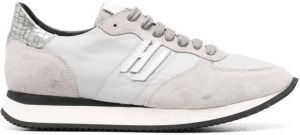 Hide&Jack panelled low-top sneakers Silver
