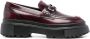 Hogan 40mm slip-on leather loafers Red - Thumbnail 1