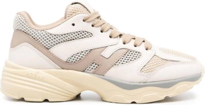 Hogan 665 leather sneakers Neutrals
