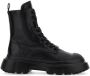 Hogan Anfibio leather lace-up boots Black - Thumbnail 1