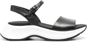 Hogan ankle-strap detail sandals Black