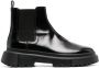 Hogan Chelsea round-toe leather boots Black - Thumbnail 1