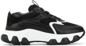 Hogan chunky contrast sole sneakers Black
