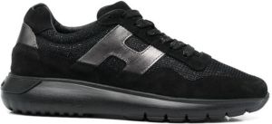 Hogan chunky-soled lace-up sneakers Black