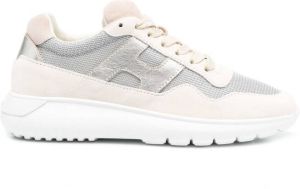 Hogan chunky-soled lace-up sneakers Neutrals