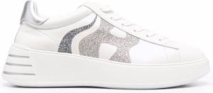 Hogan glitter-detail Rebel sneakers White