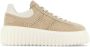 Hogan H-Stripes logo-perforated leather sneakers Neutrals - Thumbnail 1