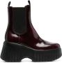 Hogan H-Stripes wedge Chelsea boots Red - Thumbnail 1