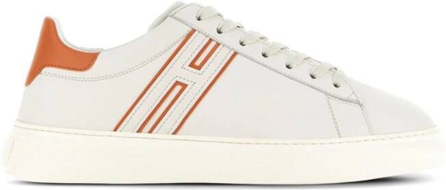 Hogan H365 leather low-top sneakers Neutrals