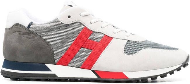 Hogan H383 colour-block sneakers Grey