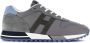 Hogan H383 panelled lace-up sneakers Grey - Thumbnail 1