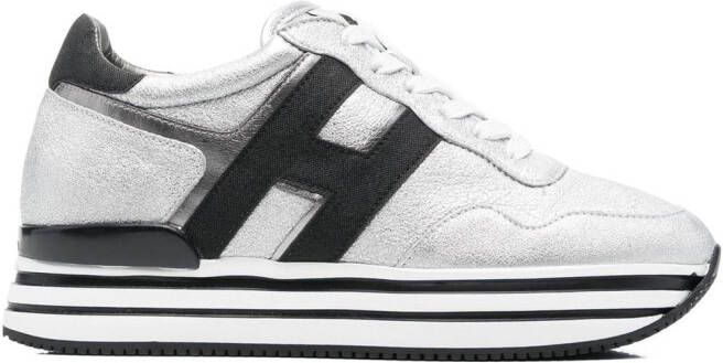 Hogan H483 low-top sneakers Silver