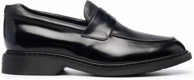 Hogan H576 low-heel loafers Black