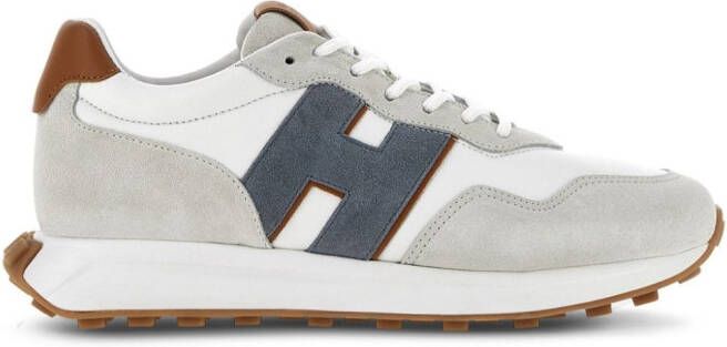 Hogan H601 lace-up suede sneakers Grey