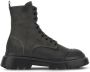 Hogan H619 Anfibio leather boots Black - Thumbnail 1