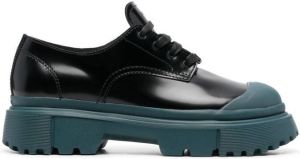 Hogan H619 chunky-sole Derby shoes Black