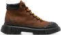 Hogan H619 lace-up leather boots Brown - Thumbnail 1
